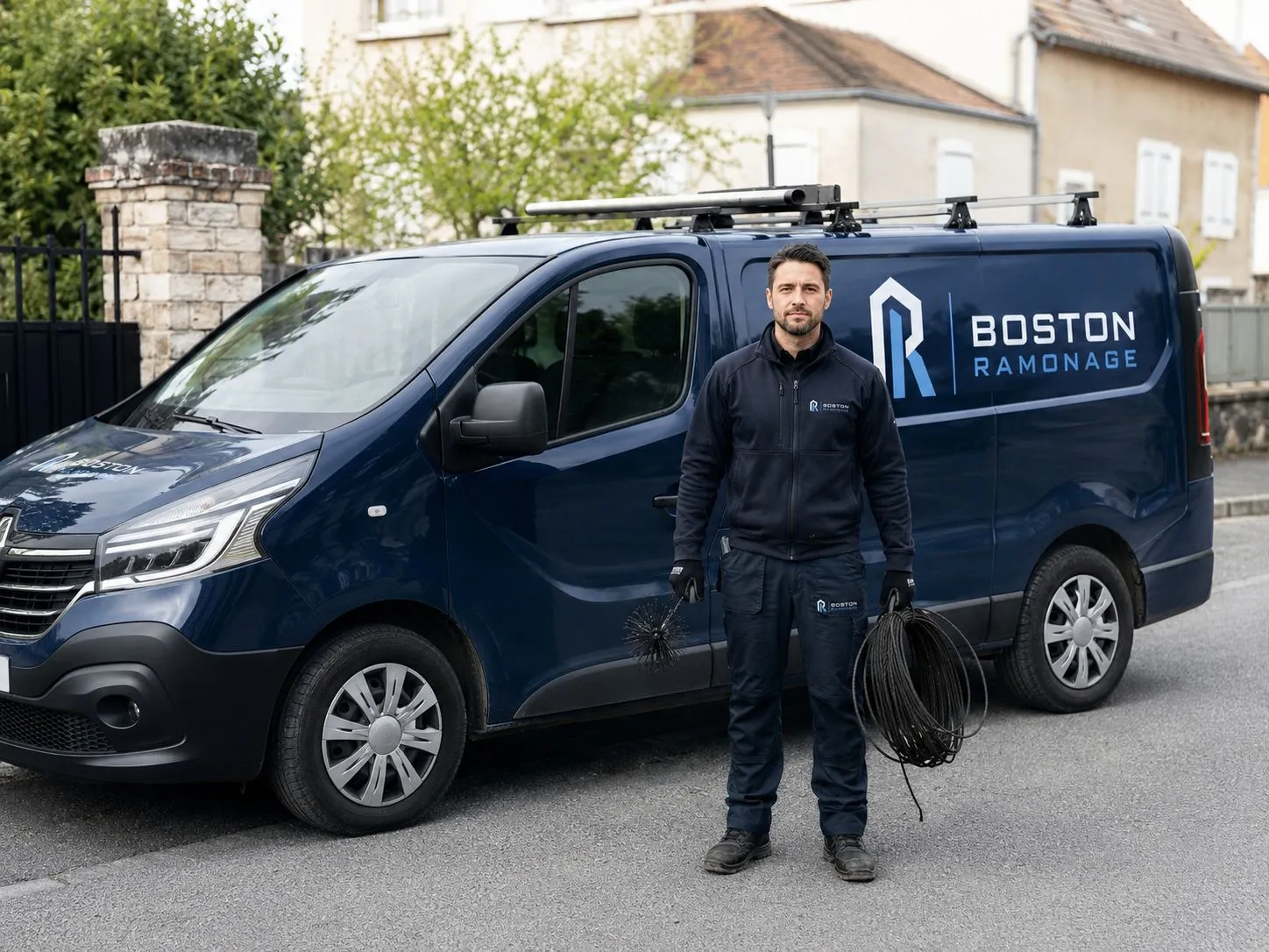 Camion Boston Ramonage ramoneur à Meximieux et dans la Plaine de l’Ain